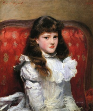 Miss Cara Burch portrait John Singer Sargent Oil Paintings